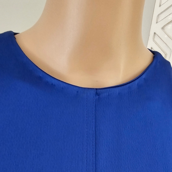 Jill Jill Stuart Cobalt Blue Open Back Sleeveless Midi Dress Size 6 - Picture 3 of 9